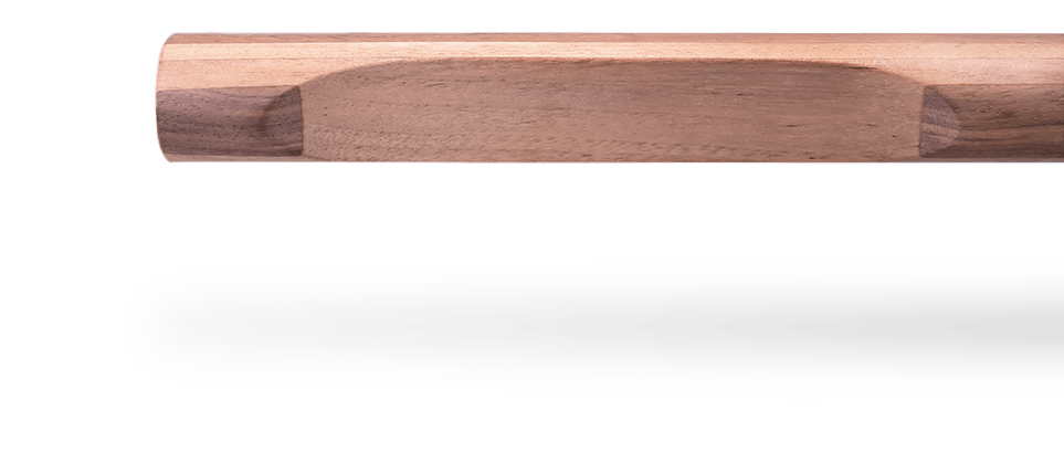dettaglio manubrio in legno modello Barra